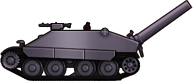 Sideview of Sturmmörser 38D